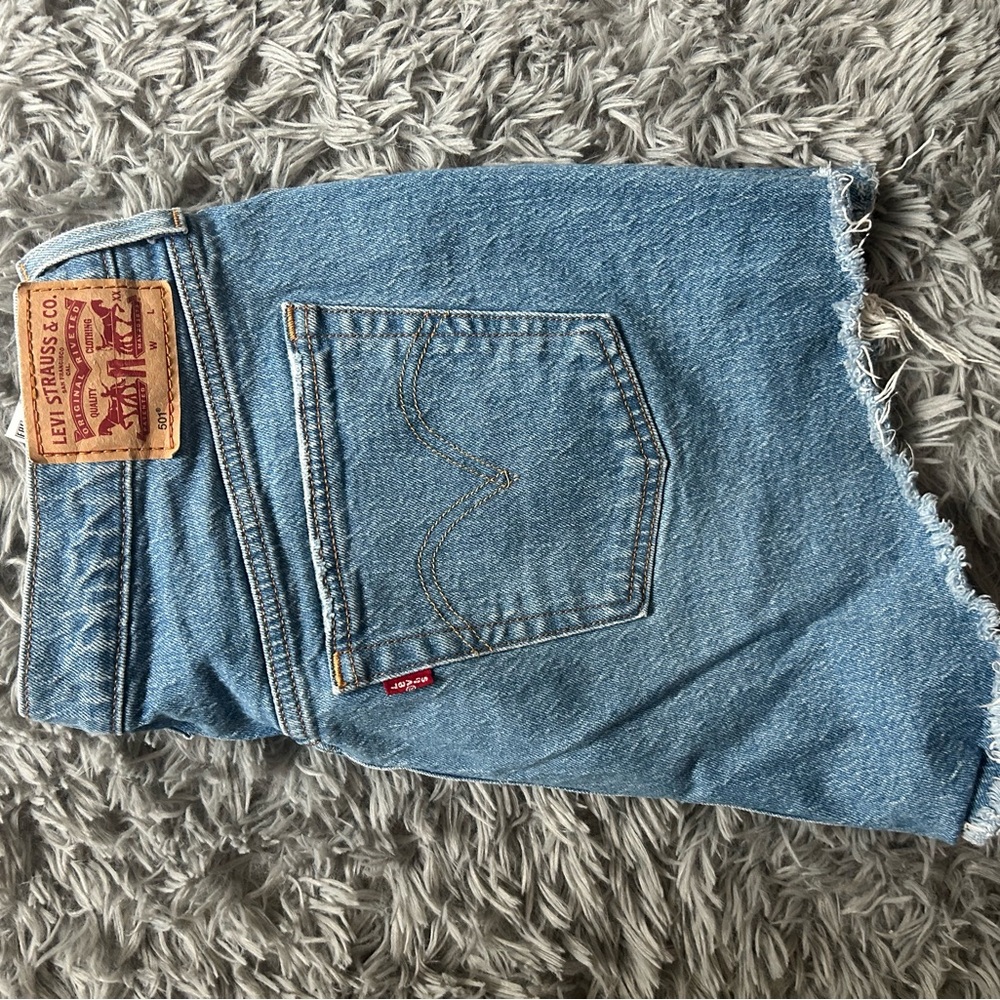 Levi's Classic Blue Cutoff Shorts